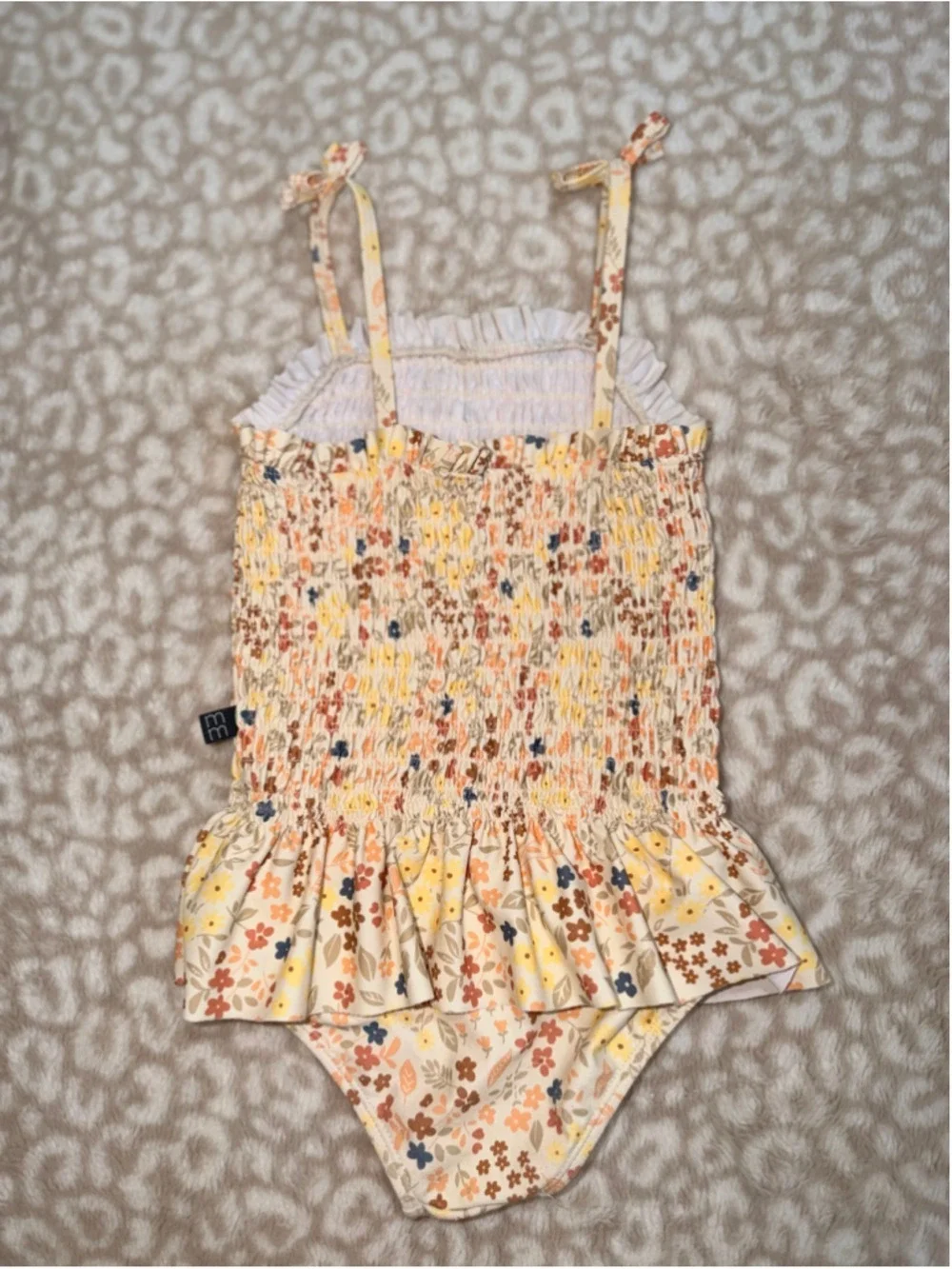 Modern Moments 4T Girls Swimsuit Bundle Floral One-Piece + 2-Piece Bikini